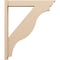 Ekena Millwork 6-in W x 36-in D x 42-in H Funston Trad Rough Cedar Woodgrain TimberThane Outlooker, Primed Tan OUTUR060X36X42FST04RCPR - alternate 4